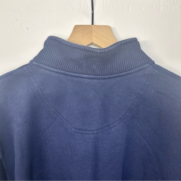 Orvis Men’s Navy Blue Signature 1/4 Zip Sweatshirt, Size XL - Picture 6 of 9